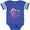 Football Blue and White, variant on Inktastic Cure Breast Cancer Awareness Pink Ribbon Boys or Girls Baby Bodysuit
