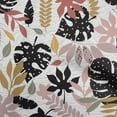 thumbnail image 1 of oneOone Viscose Chiffon Black Fabric Leaves Sewing Craft Projects Fabric Prints By Yard 42 Inch Wide-ZQ, 1 of 1