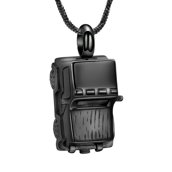 Mountain Car Urn Pendant Memory Necklace for Cremation Ashes Holder Memorial Jewelry Memorial Jewelry