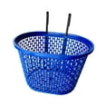 thumbnail image 1 of Collapsible Front Storage Basket Replacements Easily Disassemble and Take It Off for Shopping, Cycling Stylish with Hooks Cargo Rack Blue, 1 of 8