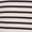 WHITE/BLK, variant on Women's Striped Long Sleeve Crop Top