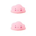 thumbnail image 1 of Transemion Children Cartoon LED Night Light Bedroom Moon Star Shape Table Lamp For Kids pink cloud 2Set, 1 of 6