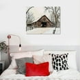 thumbnail image 5 of COMIO Old Barn Paintings Canvas Wall Art Farmhouse Barn Pictures Rustic House Painting Old House Wall Art Country Style Poster Rustic Barn Pictures Modern Farmhouse Artwork for Living Room, 5 of 6
