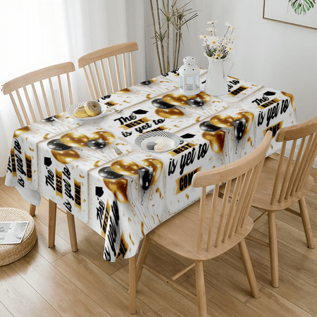 

Tablecloths for Tables Party Table Cloths Table Covers for Decorations New Year Graduation Birthday Cocktail Party(#96 L-59x84 )