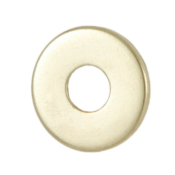 B&P Lamp® 1/2 Inch Diameter, 1/8 IP Stamped Steel Check Ring, Brass Plated and Lacquered Finish