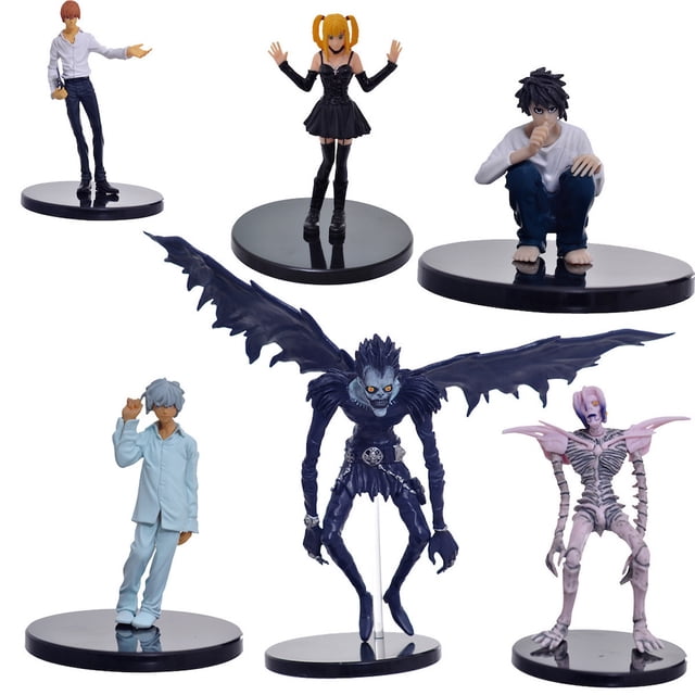 Colección de muñecos de anime, 6 unidades, Death Note Yagami Mod