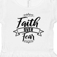 thumbnail image 4 of Inktastic Cancer Awareness Faith Over Fear Girls Toddler Dress, 4 of 5