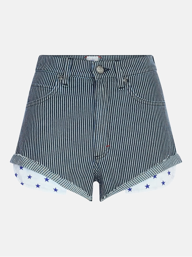 Kacey Lee Women's High Rise Shorts, Sizes 0-18 - Walmart.com