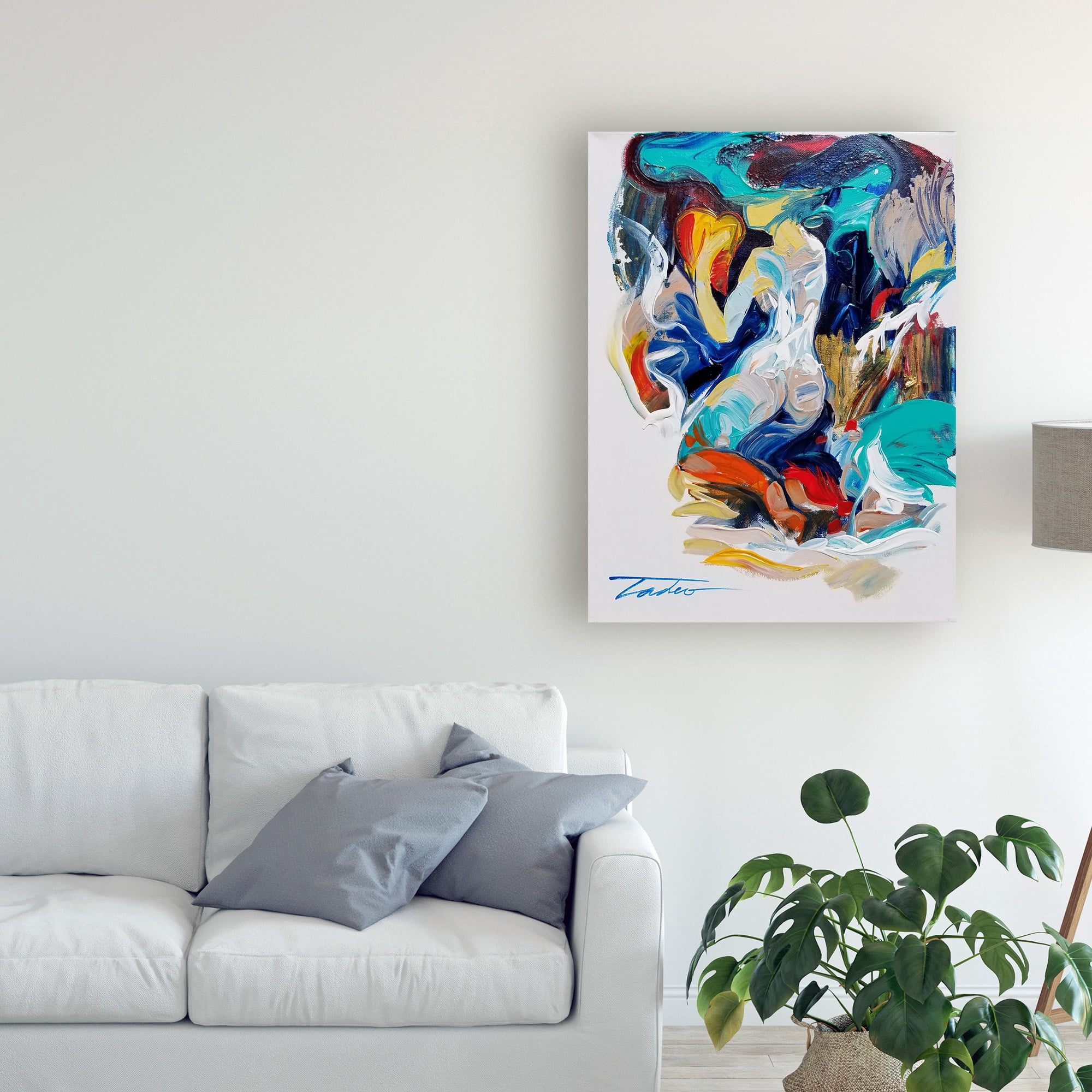 Trademark Fine Art 'Searching For My Heart' Canvas Art by Tadeo Zavaleta