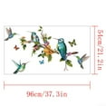 thumbnail image 3 of Wall Stickers Flower Wall Bird Wall Art Decal Home Decor All Room, 3 of 5