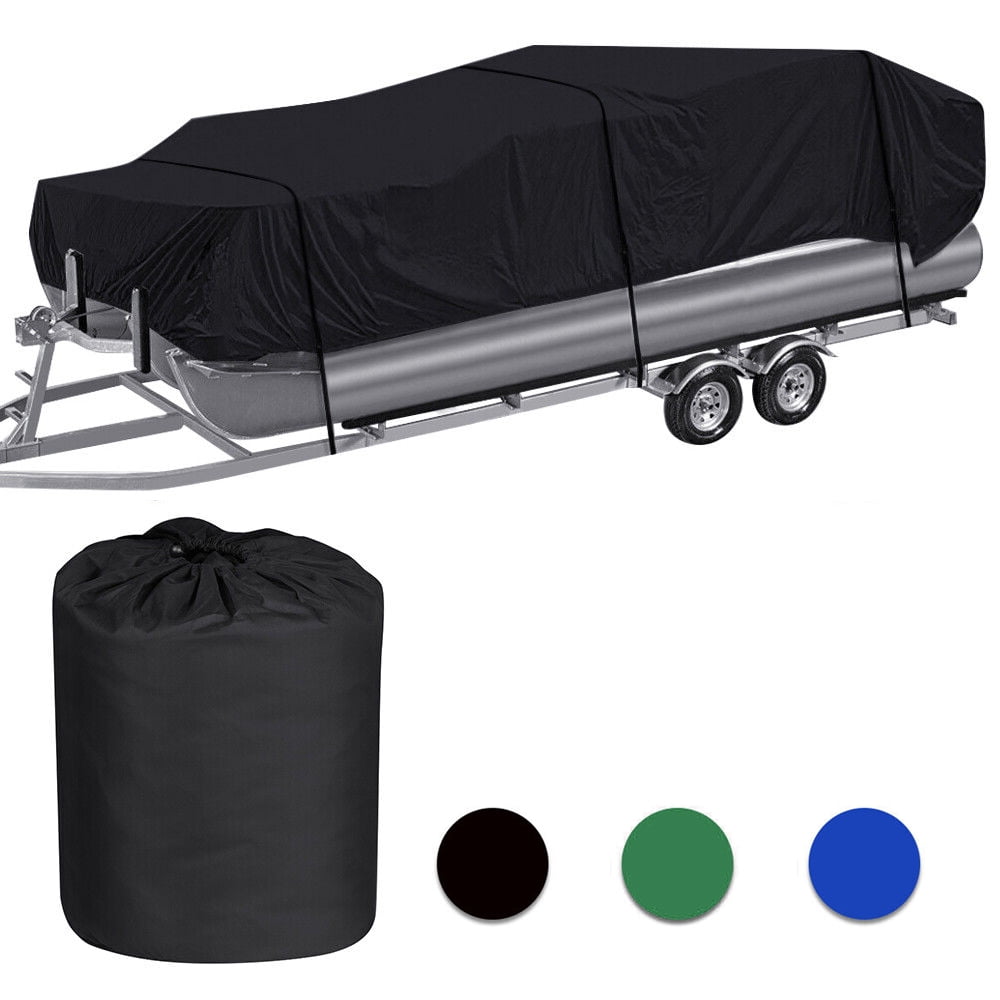 Pontoon Boat Cover 1720FT Heavy Duty Trailerable Waterproof Rain Snow
