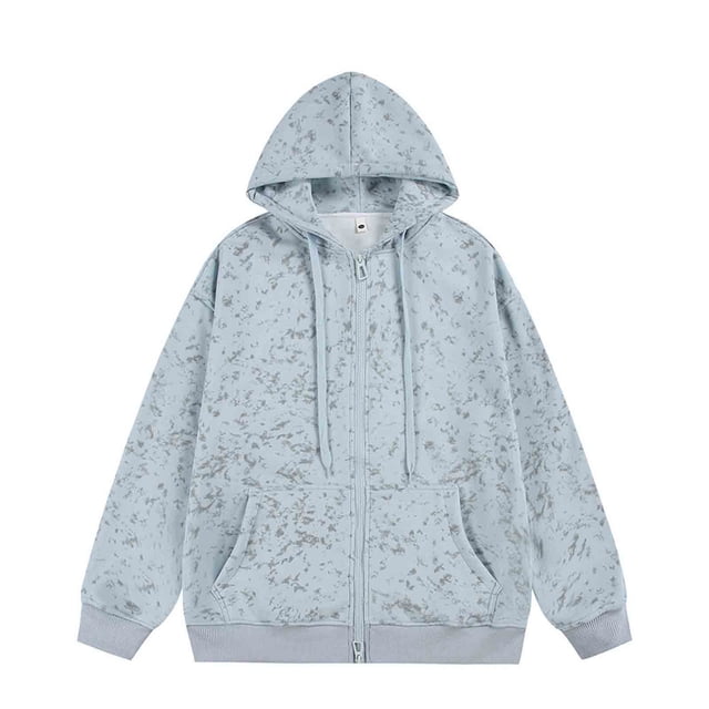 Chandails pour Hommes à Col Rond, Cardigan à Capuche à Fermeture à Glissière à Manches Longues Uni pour Hommes