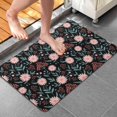 thumbnail image 4 of Pioneer Flower Floral Print Pattern Bathroom Rugs Mat, Non Slip Microfiber Bathroom Rug with Rubber Backing, Soft Mats for Bathroom Floor Tub Shower, 20"x32", 4 of 5