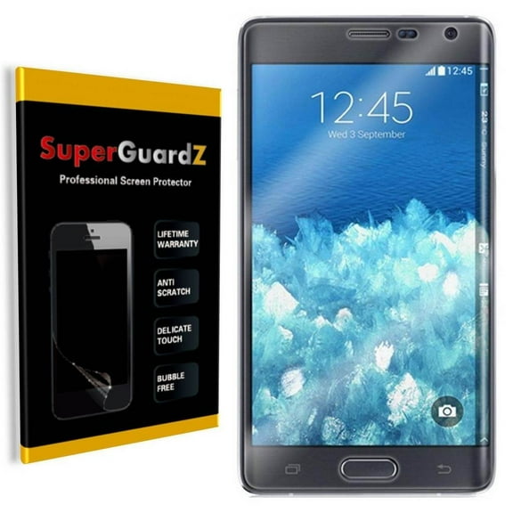 [3-Pack] For Samsung Galaxy Note Edge - SuperGuardZ [FULL COVER] Screen Protector, HD Clear, Anti-Scratch, Anti-Bubble