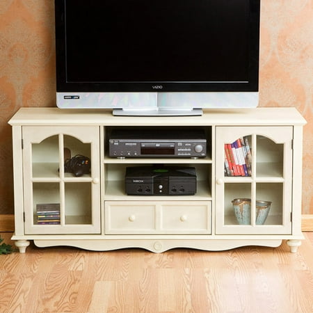 Sunrise Large Antique White TV Console, For TVs Up To 50″ Sunrise Large Antique White TV Console, For TVs Up To 50″