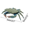 NBHOME Toys, Colorful Simulation Crab Sea Animals and Small Animals ...