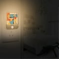thumbnail image 2 of Yayeee 2-Pack Plug in LED Night Lights with Light Sensors Motion Detectors, Modern Cocktails, 2 of 7