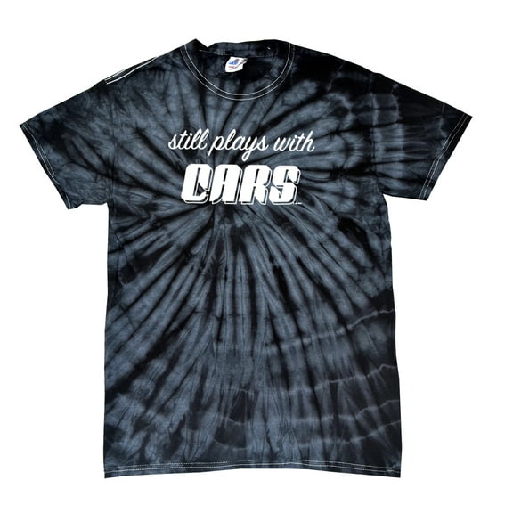 Still Plays with Cars Short Sleeve T-shirt-Blacktiedye-Small