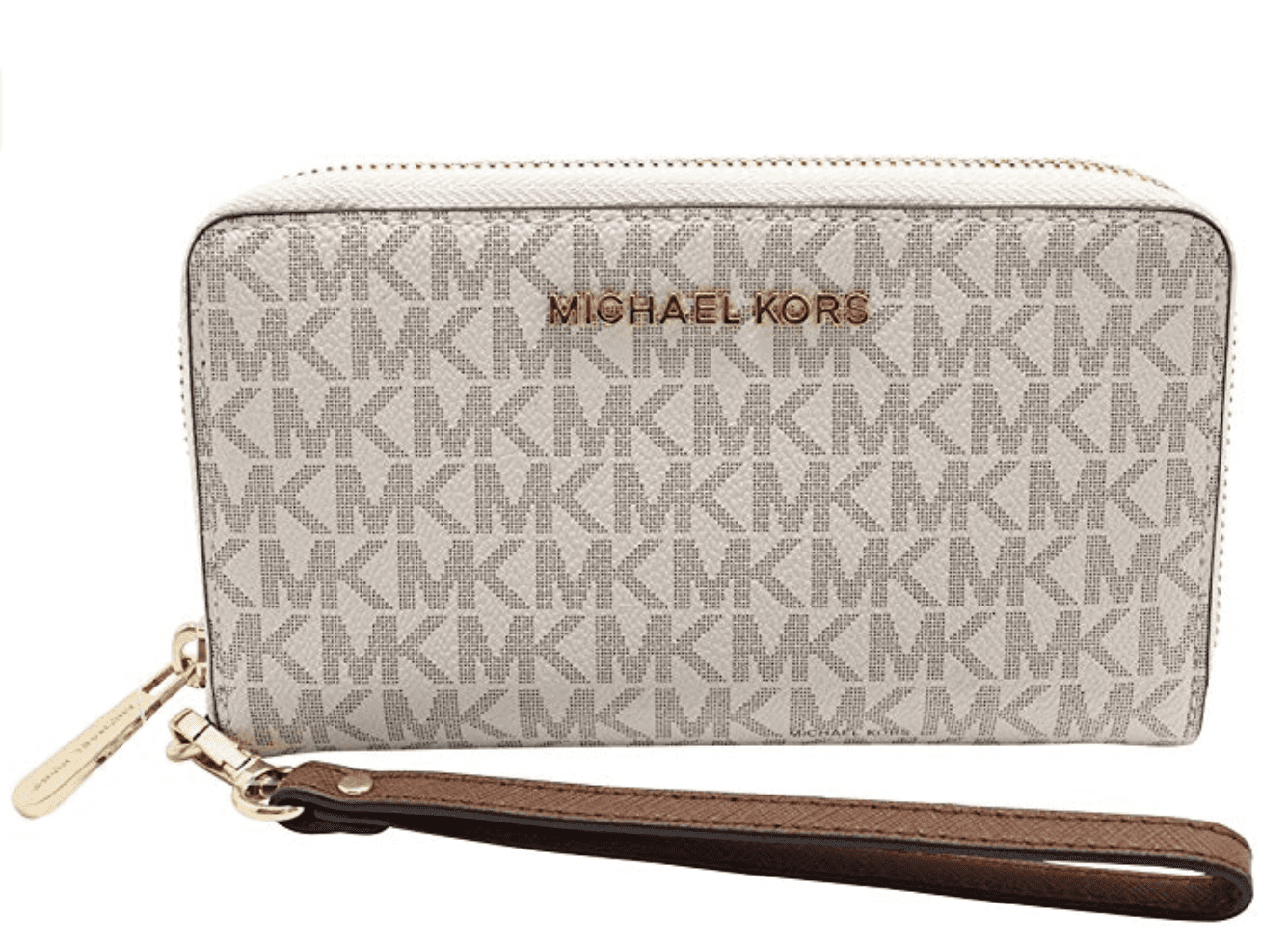 Michael Kors Jet Set Travel Passport Wallet ID Holder Luggage Multi MK Logo