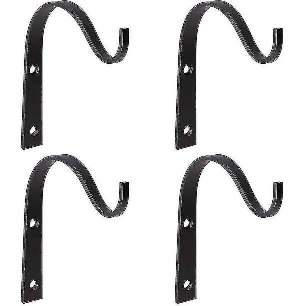 Ganchos de pared de hierro, soporte para colgar plantas, ganchos decorativos de plantas de metal para colgar jardineras