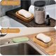 thumbnail image 3 of Pack of 2 Natural Wood Bamboo Soap Dish Holder for Bathroom Kitchen Sponges Accessories Storage, 3 of 4