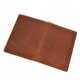 thumbnail image 3 of Monedero retro de cuero genuino, monedero de cuero de caballo, capa superior de piel de vaca, tarjetero portátil sencillo, bolso de identificación, 3 of 5