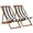 Blue and White, variant on YRLLENSDAN Beach Chair, Patio Lounge Chair 2 Set Beach Recliner Chair Set Outdoor Folding Portable Reclining Chairs Adjustable Lounge Chair with Solid Wood Frame(Blue)