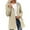 Khaki#30, variant on LIIPEE Women Jackets Solid Color Lightweight Long Sleeve Striped Hooded Hiking Windbreaker Jacket With Pockets Woman Elegant Birthday Wedding Weekend Jacket,Yellow,L
