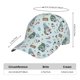 thumbnail image 2 of Fotbe Winter Wonderland Light Blue Gorro Clásico de Béisbol, Gorra Ajustable con Broche Snapback, Gorro de Exterior de Algodón Suave, 2 of 6