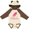 thumbnail image 3 of Inktastic Grandma's Little Princess Girls Long Sleeve Baby Bodysuit, 3 of 5