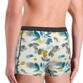 thumbnail image 3 of Uemuo Watercolor Leaves Pattern Men's Boxer Briefs,Trunk Anti-Chafing,Comfortable, Durable, and Stylish Underwear-Medium, 3 of 9