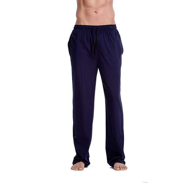 CYZ Men's 100% Cotton Jersey Knit Pajama Pants/Lounge Pants With ...