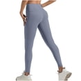 thumbnail image 5 of High Waisted Yoga Pants Women Stretchy Straight Leg Butt Lifting Yoga Tights Tummy Control Comfy Soft Workout Slacks, 5 of 6