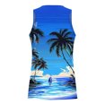 thumbnail image 5 of BiZtdJrK Mens Graphic Tank Tops Summer Sleeveless Muscle Fit Shirts Beach Hawaiian Palm Tree Gym Workout Tanks Multicolor M, 5 of 6