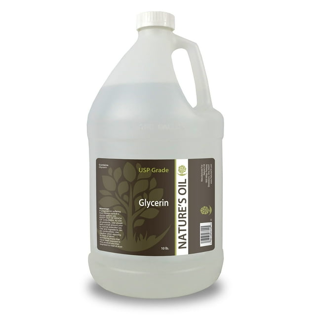 Aceite natural de glicerina vegetal, grado USP, 99,7%, 4,54 kg, 3,78 litros