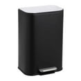 thumbnail image 1 of 3.1 Gallon Kitchen Trash Can, 12l Stainless Steel Garbage Can with Removable Inner Bucket, Step Trash Can, Foot Pedal for Hands Free Opening for Bathroom, Living Room, 1 of 1
