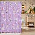 thumbnail image 2 of Erosebridal Baby Elephant Shower Curtain 72Wx78L for Girls, Pink Balloons Waterproof Bath Curtain, 2 of 5