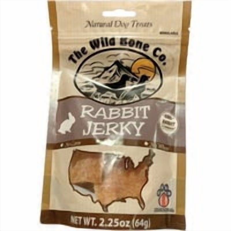 The Wild Bone Co. The Wild Bone Company Rabbit Jerky Dog Treat - Pack of 10