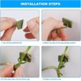 thumbnail image 3 of 100pcs Vert Plantes Grimpantes Clips de Support - Auto-Adhésif Vin Mur Monter Crochets Pieu Fixateur, 3 of 4