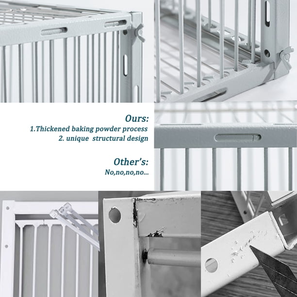 Humane Live Pigeon Trap, Safe Bird Catcher Cage with One-Way Entry