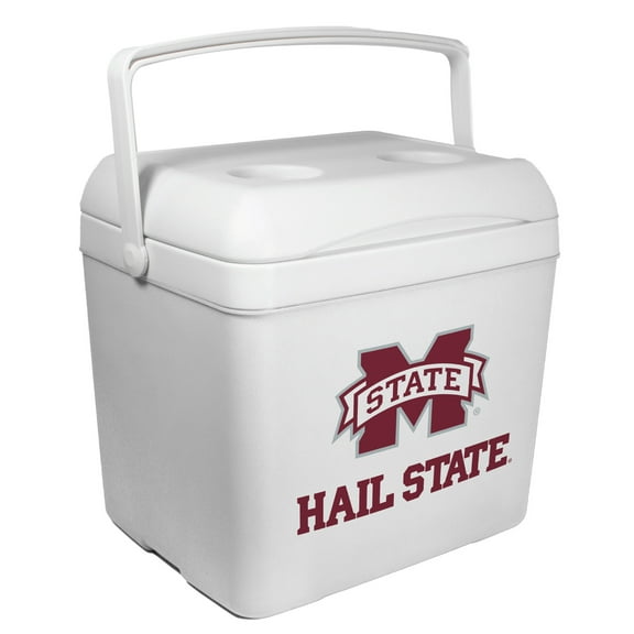 White Mississippi State Bulldogs 24-Can Tailgate Cooler