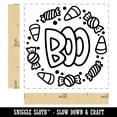 thumbnail image 2 of Boo Halloween Candy Self-Inking Rubber Stamp Ink Stamper - Black Ink - Small 1 Inch, 2 of 7