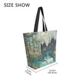thumbnail image 4 of Large Canvas Bag 13.5x5.1x15 Inch Canvas Bag Shopping Canvas Bag Suitable For Outing Shopping Travel Out Of Large Capacity Storage Mountain Deer, 4 of 9