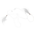 thumbnail image 5 of Ocean Hi/Lo Fishing rigs – BUCKTAIL Teaser Hook for Saltwater – Size 5/0 Hook - 40lb Heavy Duty Mono 3ft Long - Black Duo-Lock Snaps - Hand Tied, for Fluke Flounder, Sea Bass, Redfish, Snapper, Snook, 5 of 7