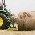 thumbnail image 4 of Titan Attachments 3 Point Gooseneck Tractor Trailer Hitch, 43" Hay Bale Spear and Stabilizers, Fits Category 1 Tractors, Green Finish, 2" Receiver Hitch, 2 5/16" Gooseneck Ball, 4 of 10