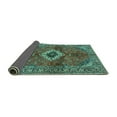 thumbnail image 2 of Ahgly Company Indoor Rectangle Persian Turquoise Blue Traditional Area Rugs, 4' x 6', 2 of 4