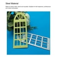 thumbnail image 3 of Ounissouiy Metal Stencil Window Handmade Punching Fashionable Dies Embossing Mould Templates Paper Scrapbooking Decorative Type1, 3 of 6
