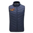 thumbnail image 6 of Sevevn Heated Jacket Vest 9 Zones Electric USB Winter Thermal Gilet with 3 Adjustable Temperature for Riding Hiking, 6 of 6