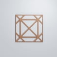 thumbnail image 5 of Ekena Millwork 23 3/8"W x 23 3/8"H x 3/8"T Large Buxton Decorative Fretwork Wood Wall Panels, Wood (Paint Grade), 5 of 11