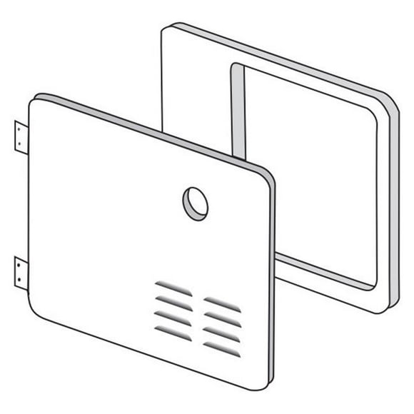 Kit Porte 6 gal&44; Blanc Polaire